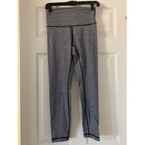 Worn once, lululemon wunder under high rise 7/8